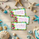 Search for hibiscus flowers return address labels Summer