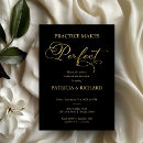 Search for foil rehearsal dinner invitations Gold