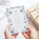 Search for white flowers confirmation invitations Elegant