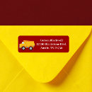 Search for mail truck return address labels Boy