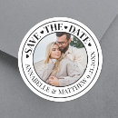 Search for save the date with picture stickers Couple