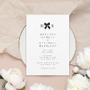 Search for initials wedding invitations Formal