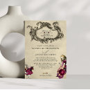 Search for crimson and white wedding invitations Rsvp