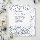 Search for something blue before i do bridal shower invitations Wildflower