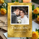 Search for single photo thank you cards Gold