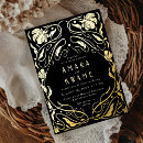Search for art nouveau wedding invitations Elegant