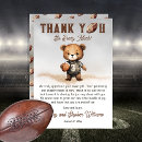 Search for football baby shower cards For her