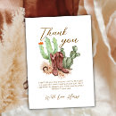 Search for cowboy thank you cards Texas