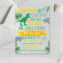Search for dinosaur fourth birthday invitations Cute dinosaurs