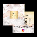 Search for follow us business cards Qr code