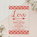 Search for valentines day seasonal invitations Valentine's day party