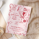Search for pink ladies night invitations Hand drawn