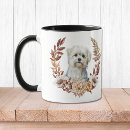 Search for maltese dog mugs White