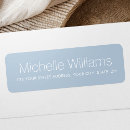 Search for surname return address labels Contemporary modern minimalist design