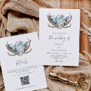Search for rustic mountain wedding invitations Boho bohemian