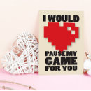 Search for gamer valentines day cards Geek