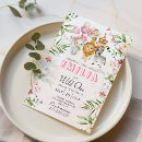Search for safari birthday invitations Wild one