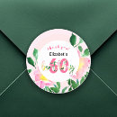 Search for floral illustration stickers Tropical