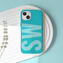 Search for aqua iphone cases Initials