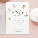 Search for pink butterfly baby shower invitations Watercolor