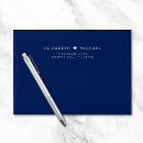 Search for navy blue wedding envelopes Classic