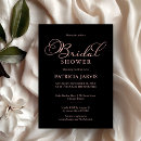 Search for gold foil bridal shower invitations Simple