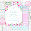 Search for purple confirmation invitations Floral
