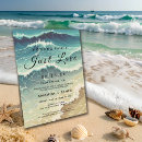 Search for destination elopement wedding invitations Beach