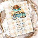 Search for western cowboy baby shower invitations Southwestern