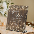 Search for funny wedding tabletop signs Drinks are on us