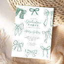 Search for green graduation invitations Coquette