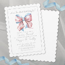 Search for elegant gender reveal invitations Boy or girl