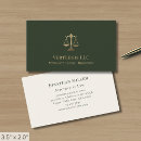 Search for scales of justice business cards Law firm