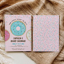Search for donut baby shower invitations Modern