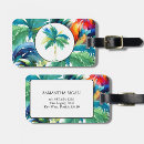 Search for palm tree luggage tags Tropical