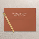 Search for terracotta wedding envelopes Minimalist