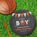 Search for basketball plates Baby shower