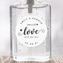 Search for hand sanitizer wedding stickers Bridal shower