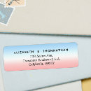 Search for black white and pink return address labels Modern