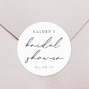 Search for calligraphy bridal shower stickers Modern