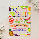 Search for tropical fruit party invitations Tutti frutti