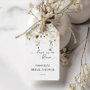 Search for love in bloom gift tags Wildflower