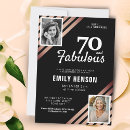 Search for surprise 70 birthday invitations 70 and fabulous