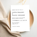 Search for vintage typography wedding invitations Black and white
