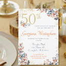 Search for autumn 50th birthday invitations Fifty