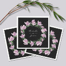 Search for magnolia napkins Watercolor