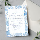 Search for french blue wedding invitations Botanical