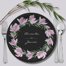 Search for magnolia paper plates Watercolor