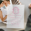 Search for pink toile invitations Calligraphy