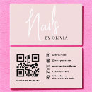 Search for nail tech business cards Qr code